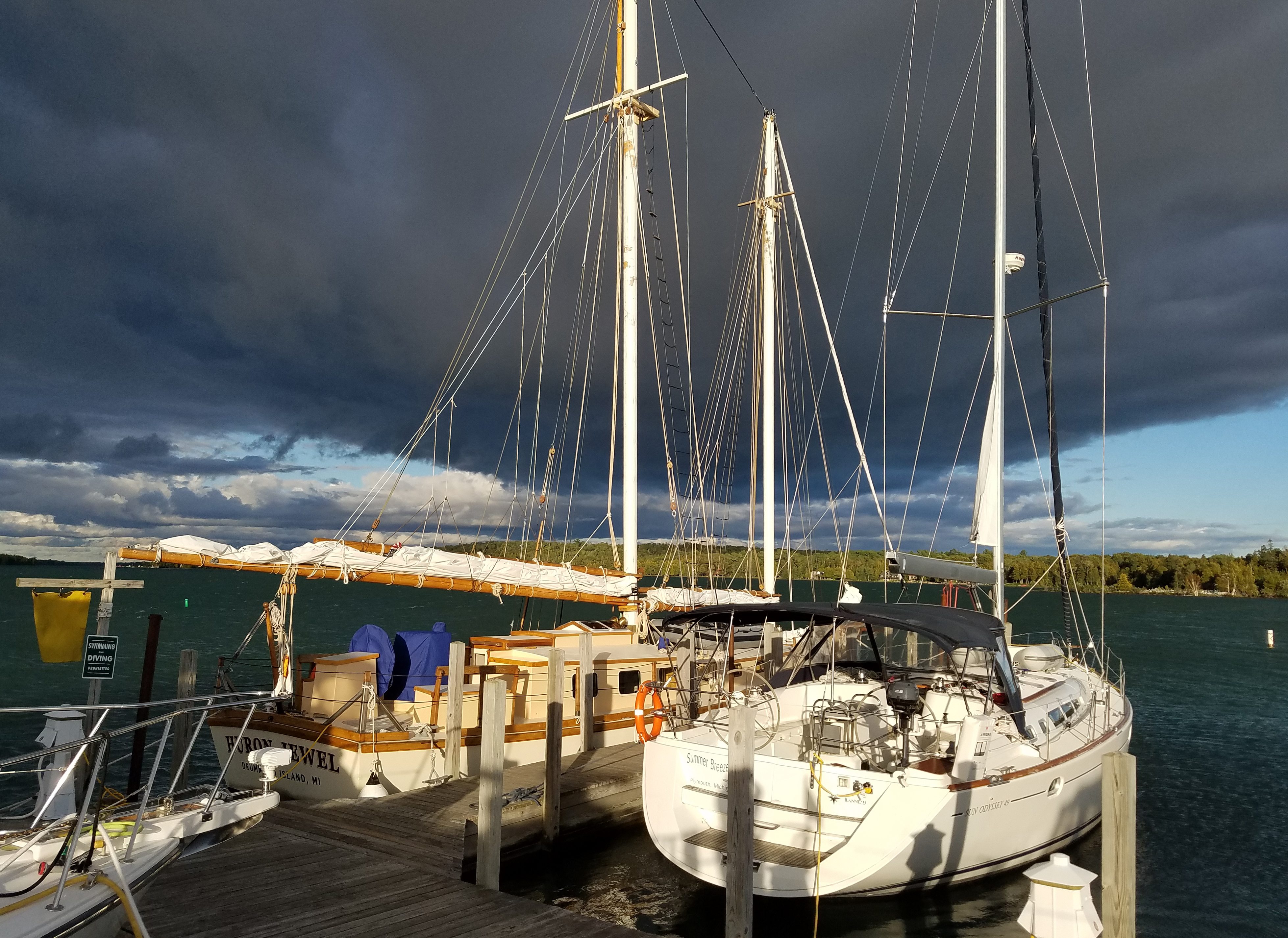 Drummond Island stormy weather